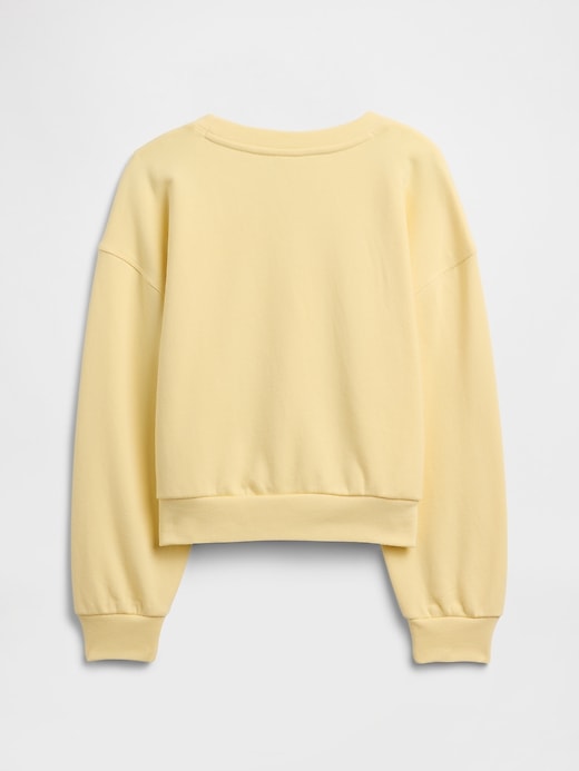 Image number 2 showing, Kids Oversized Wedge Graphic Sweatshirt