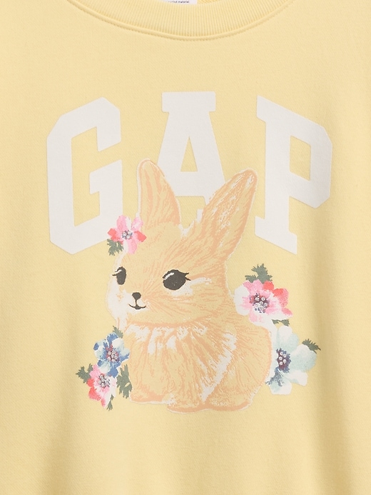 Image number 3 showing, Kids Oversized Wedge Graphic Sweatshirt