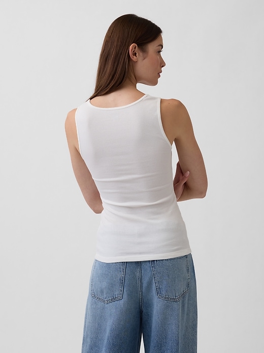 Image number 2 showing, Gap Logo Ribbed Tank Top