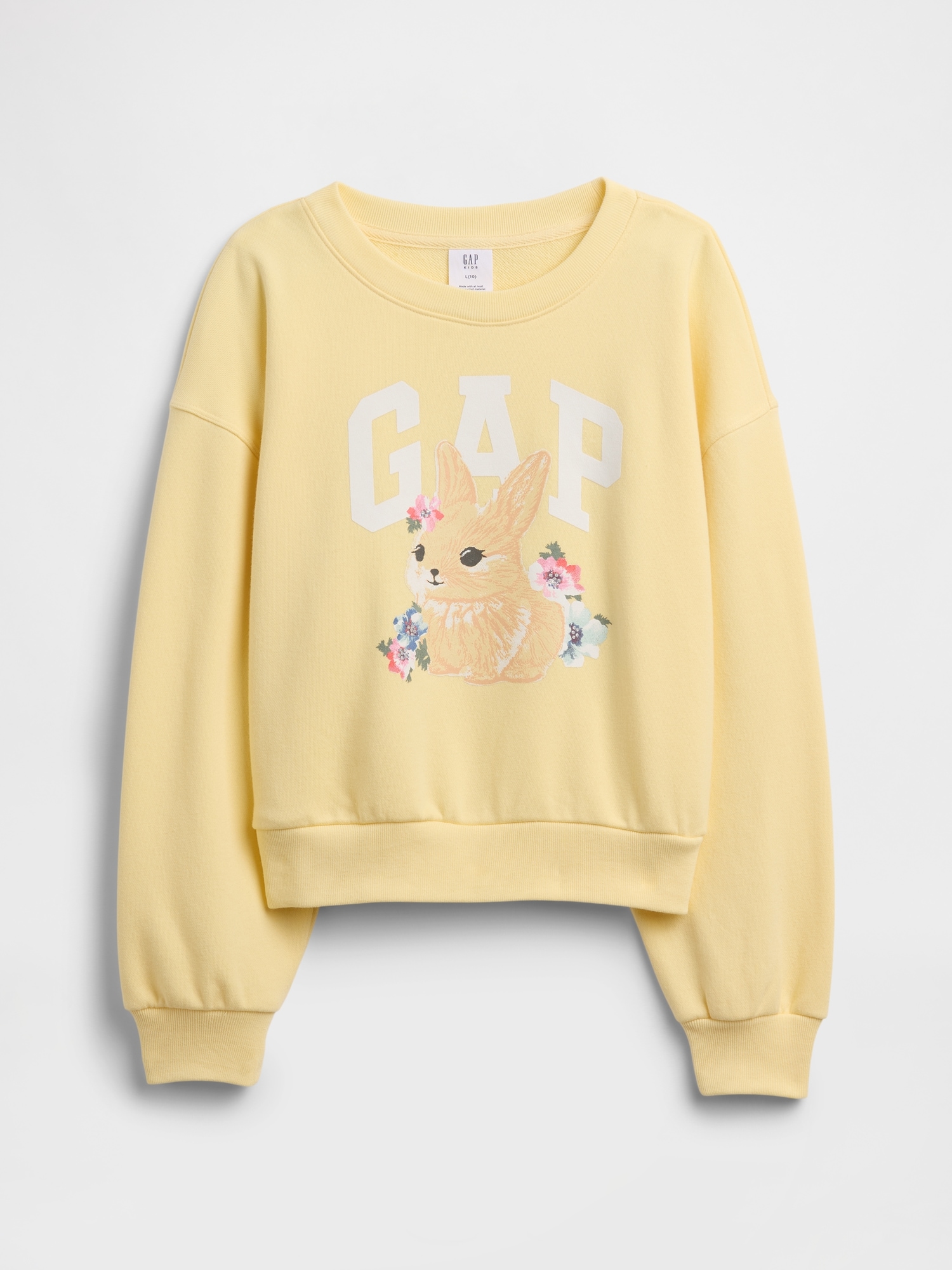 Kids Oversized Wedge Graphic Sweatshirt