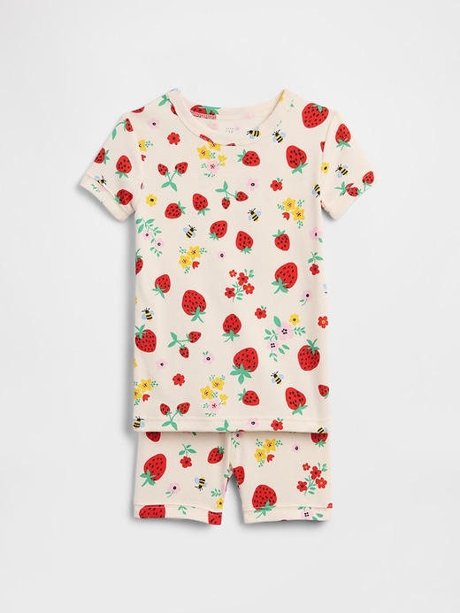 Image number 1 showing, Kids & babyGap 100% Organic Cotton Strawberry PJ Set