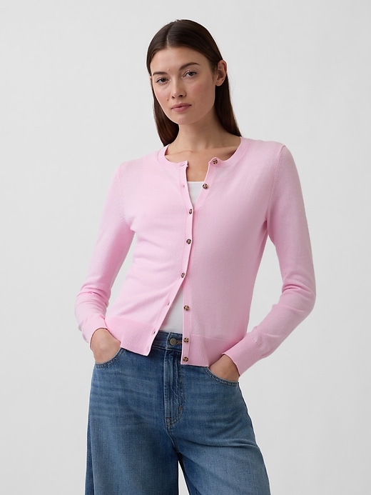 Image number 1 showing, Crewneck Cardigan