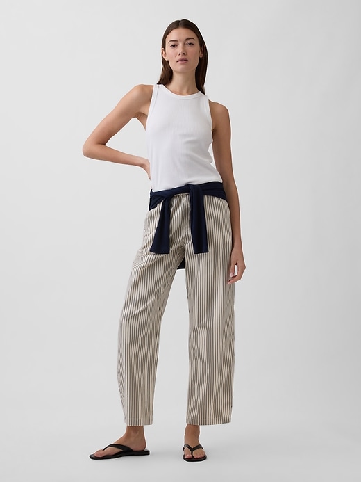 Image number 1 showing, High Rise Easy Barrel Khakis