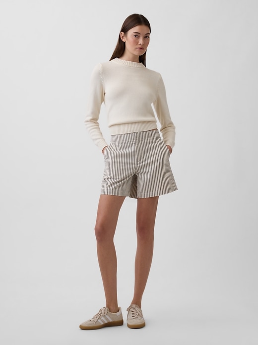 Image number 1 showing, 5" Mid Rise Downtown Khaki Shorts