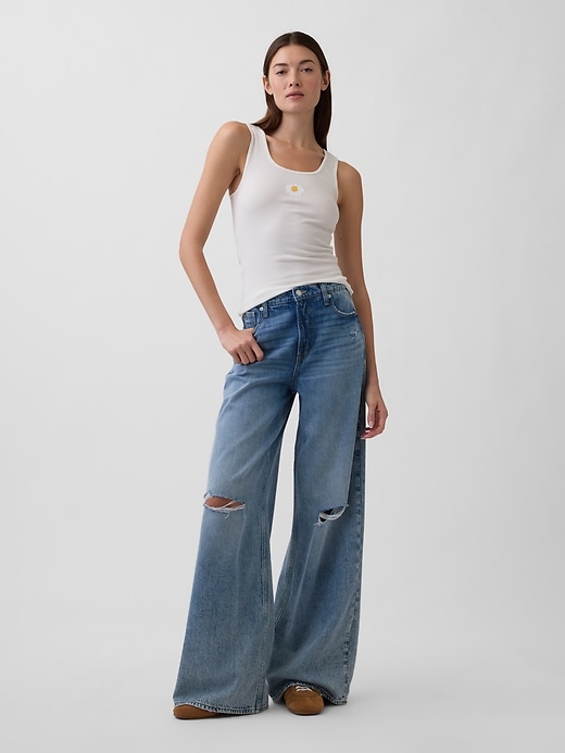 Image number 3 showing, Gap Logo Ribbed Tank Top