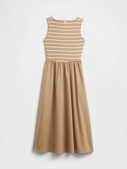 Image number 4 showing, Sleeveless Boatneck Midi Dress