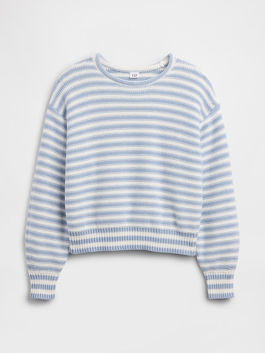 Image number 5 showing, Relaxed Stripe Rollneck Sweater
