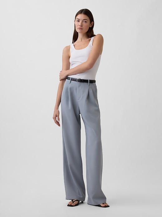 Image number 1 showing, Easy Crepe Trousers