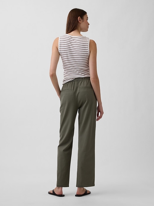 Image number 4 showing, Mid Rise Easy Twill Pants