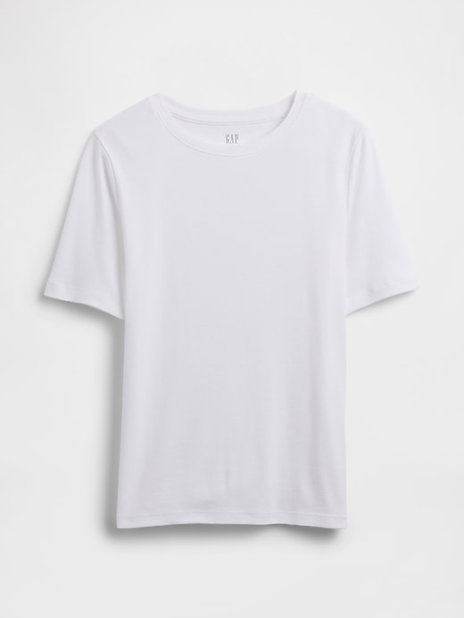 Image number 5 showing, Modern Ribbed Crewneck T-Shirt