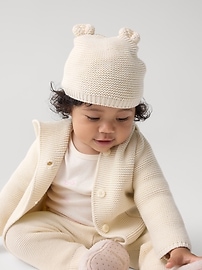 Image number 2 showing, Baby Garter Bear Hat