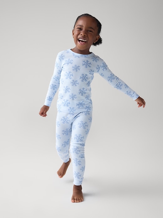 Image number 4 showing, babyGap 100% Organic Cotton Snowflake PJ Set