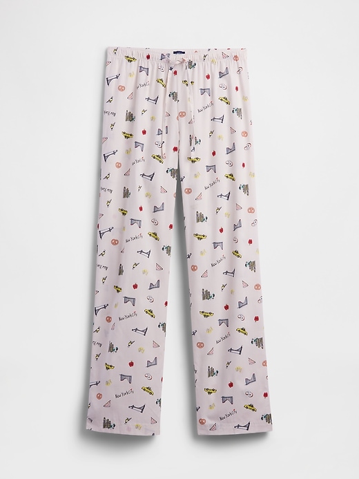 Image number 4 showing, Poplin PJ Pants