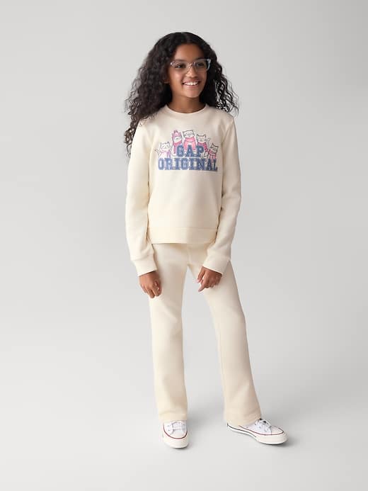 Image number 4 showing, Kids Relaxed Gap Logo Bootcut Joggers