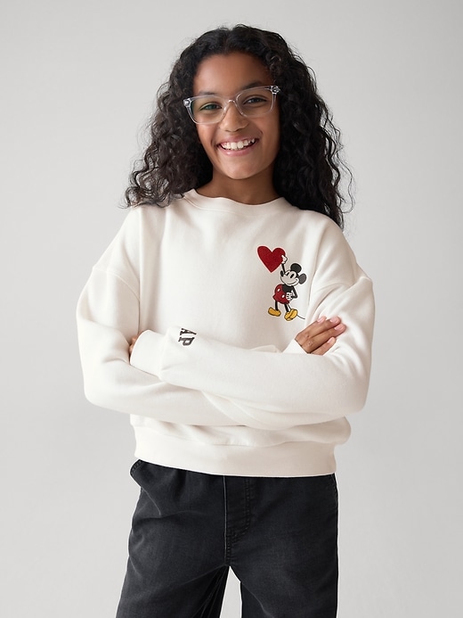 Image number 4 showing, GapKids × Disney Mickey Mouse Oversized Wedge Sweatshirt