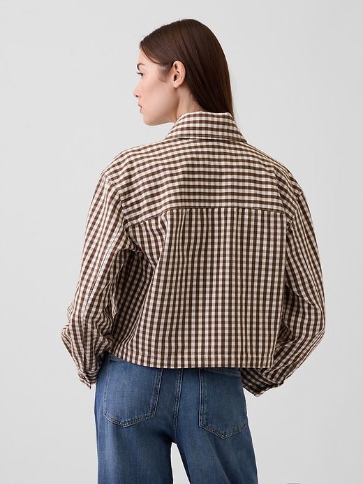 Image number 2 showing, Relaxed Cropped Canvas Barn Jacket