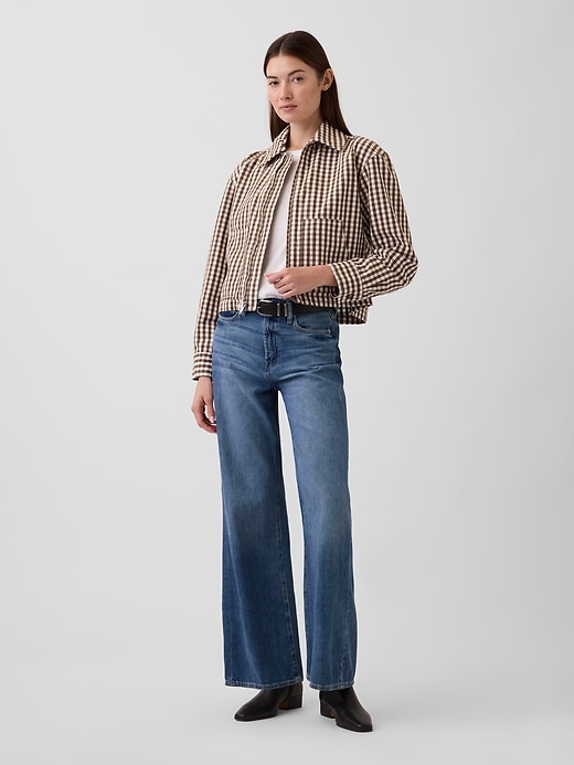 Image number 3 showing, Relaxed Cropped Canvas Barn Jacket