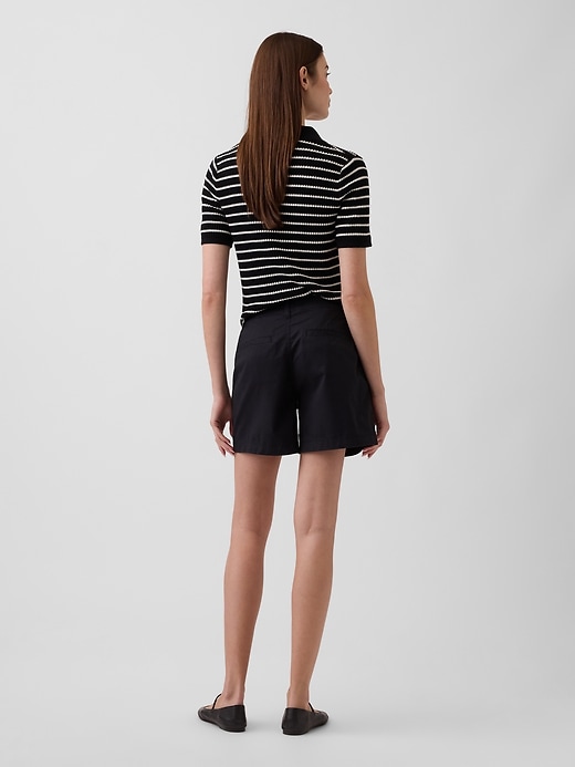 Image number 4 showing, 5" Mid Rise Downtown Khaki Shorts