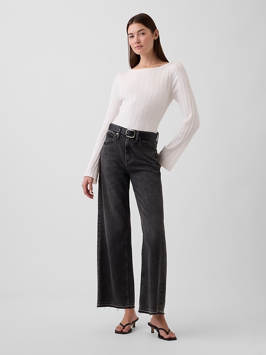 Image number 3 showing, Ribbed Boatneck T-Shirt