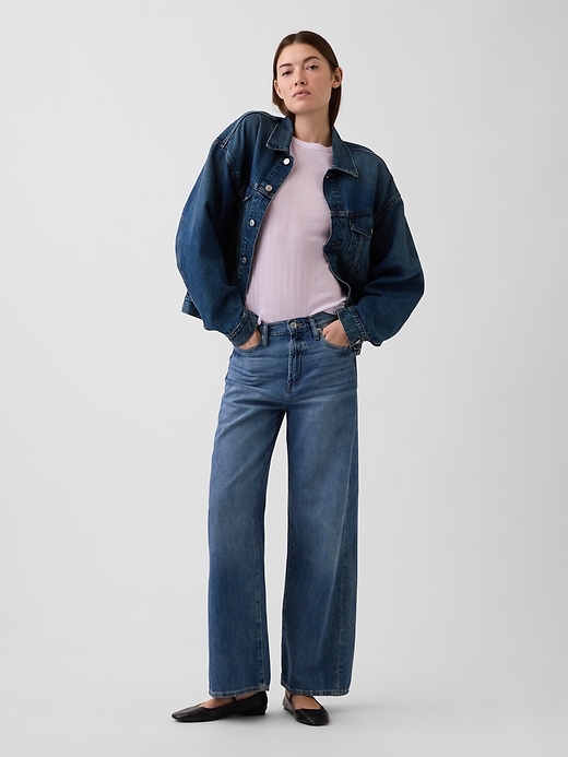 Image number 3 showing, Ribbed Pointelle Crewneck T-Shirt