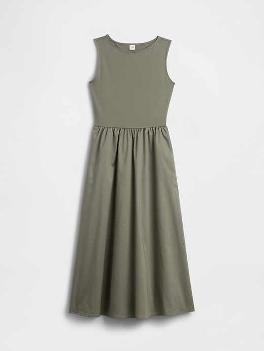 Image number 4 showing, Sleeveless Boatneck Midi Dress