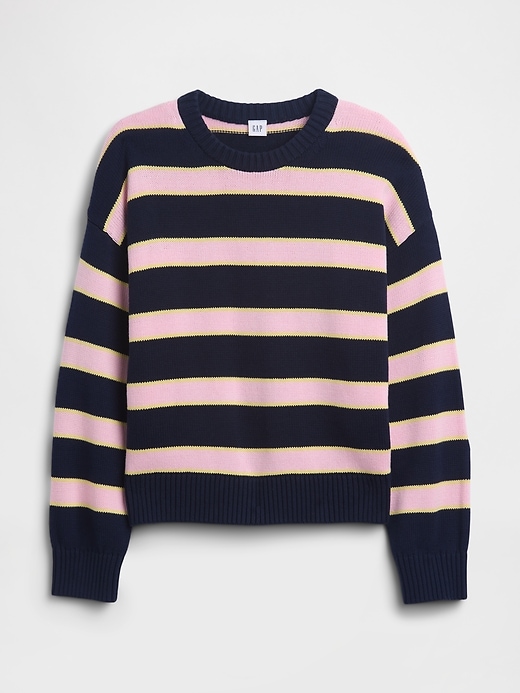 Image number 5 showing, Relaxed Cotton Crewneck Sweater