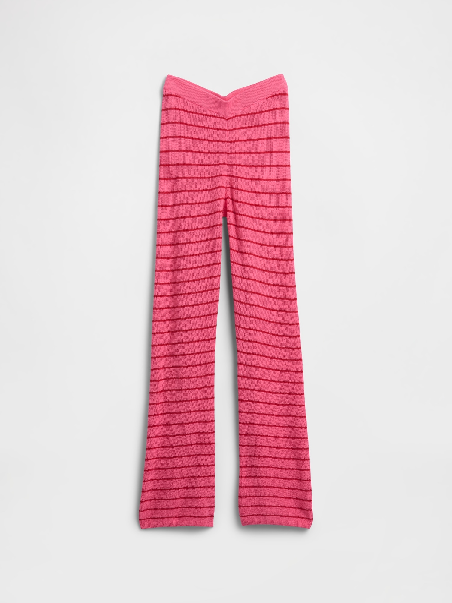 Kids Pull-On Stripe Sweater Leggings