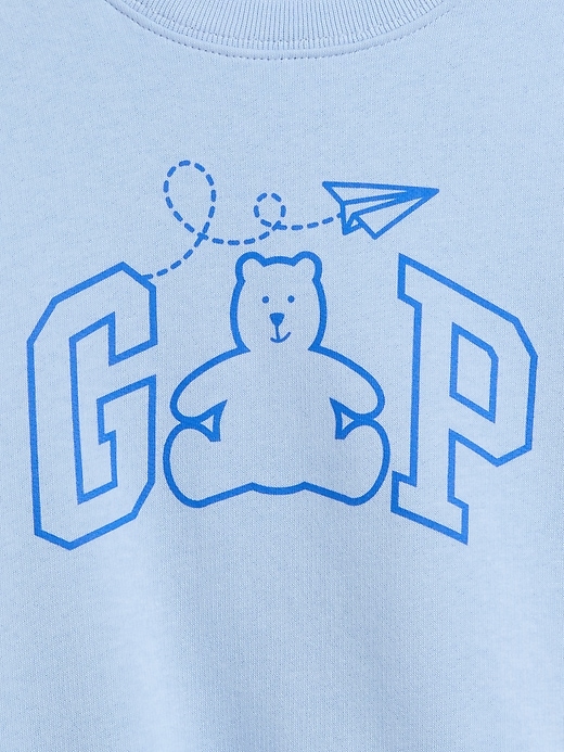 Image number 3 showing, babyGap Logo Relaxed Crewneck Sweatshirt