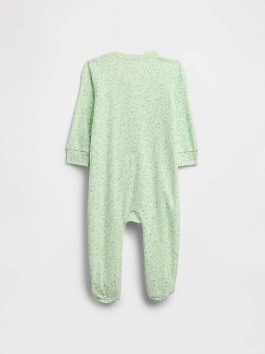 Image number 2 showing, Baby Print Two-Way Zip One-Piece