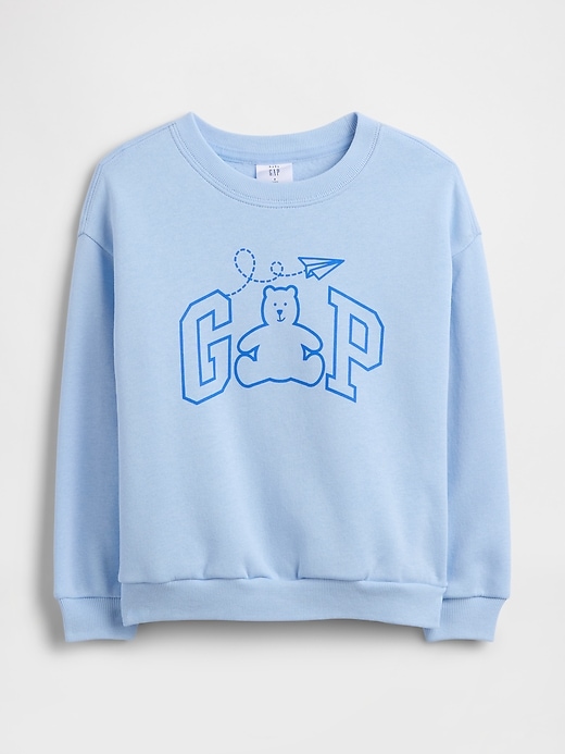 Image number 1 showing, babyGap Logo Relaxed Crewneck Sweatshirt
