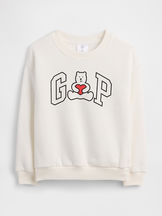 Image number 1 showing, babyGap Logo Relaxed Crewneck Sweatshirt