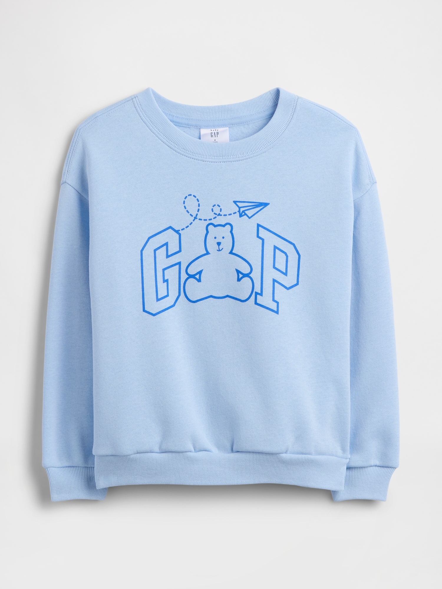 babyGap Logo Relaxed Crewneck Sweatshirt