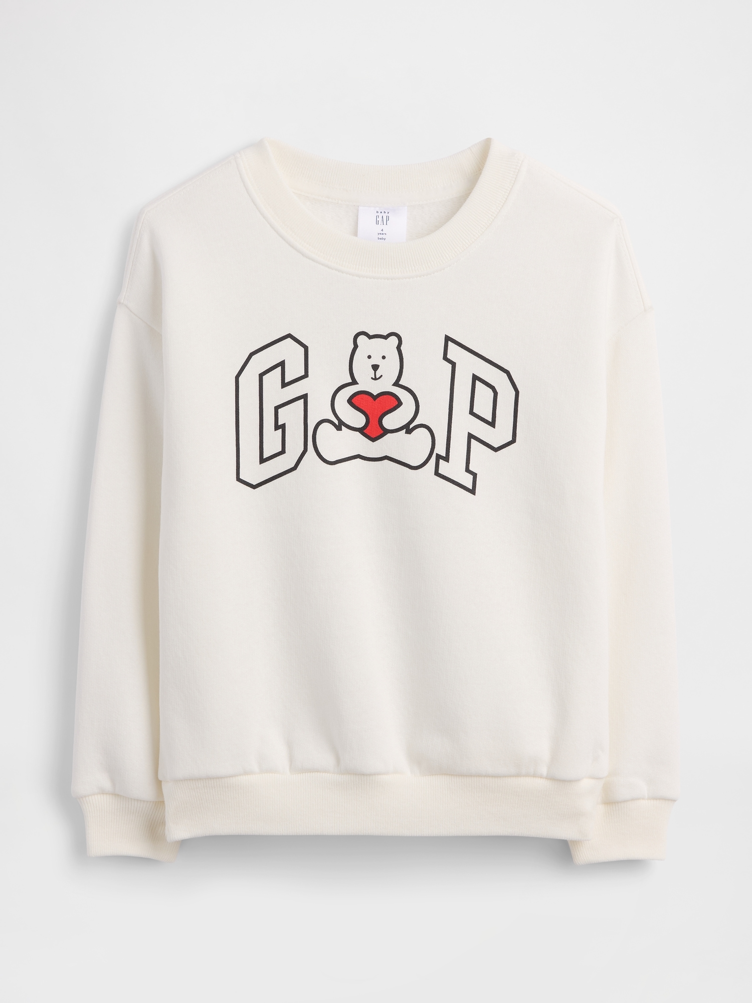babyGap Logo Relaxed Crewneck Sweatshirt