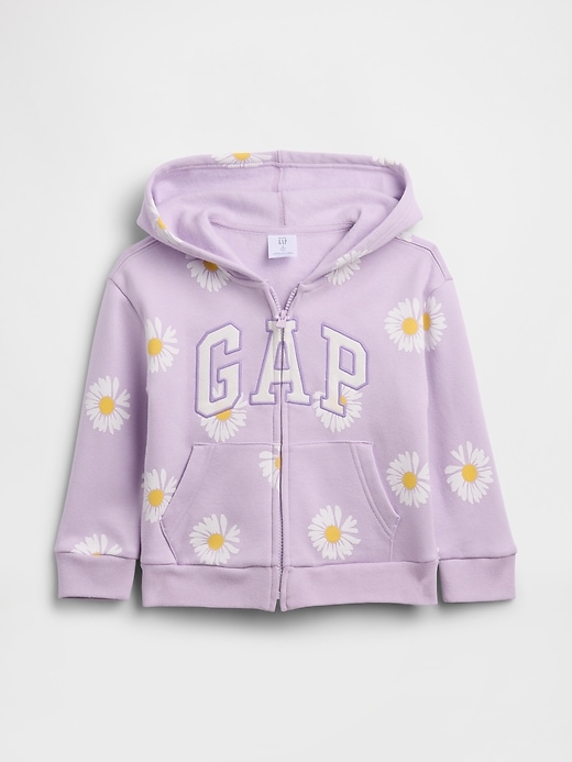 Image number 1 showing, babyGap Relaxed Logo Zip Hoodie