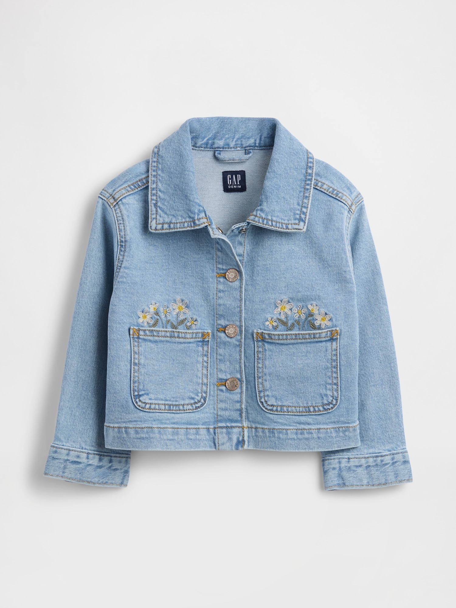 babyGap Embroidered Denim Jacket