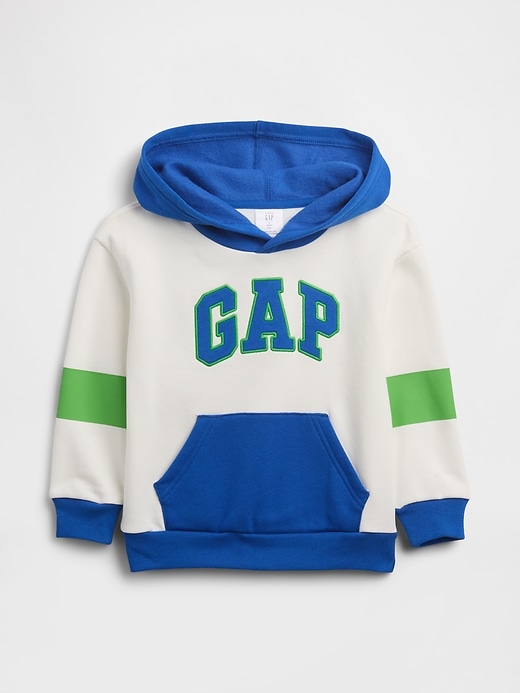 Image number 1 showing, babyGap Relaxed Colorblock Logo Hoodie