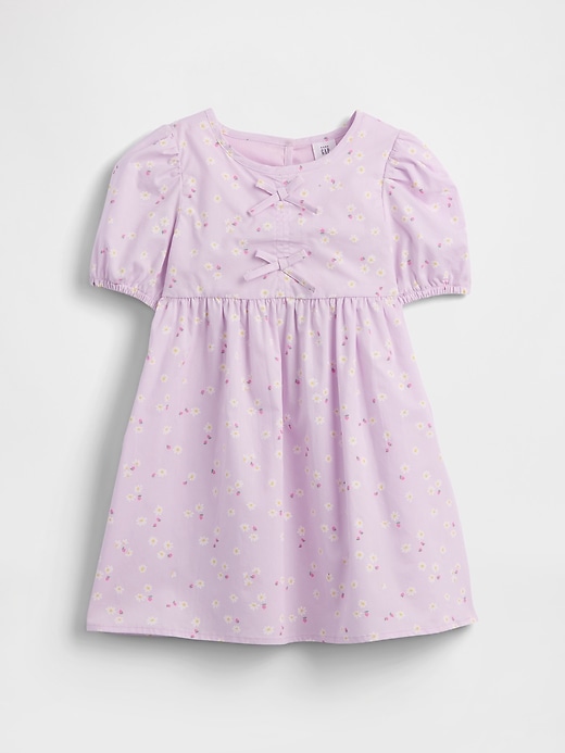 Image number 1 showing, babyGap Puff Sleeve Bow Dress