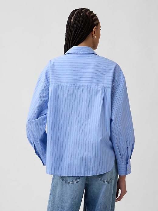 Image number 2 showing, Oversized Shirt in Poplin