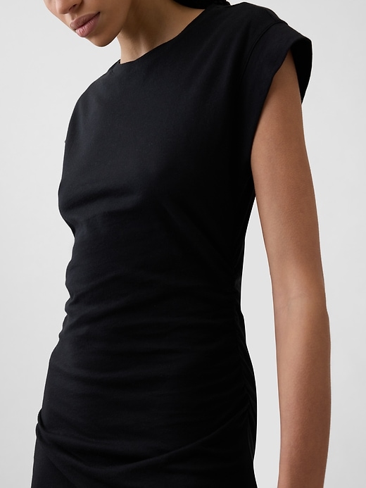 Image number 3 showing, Ruched Jersey Mini Dress