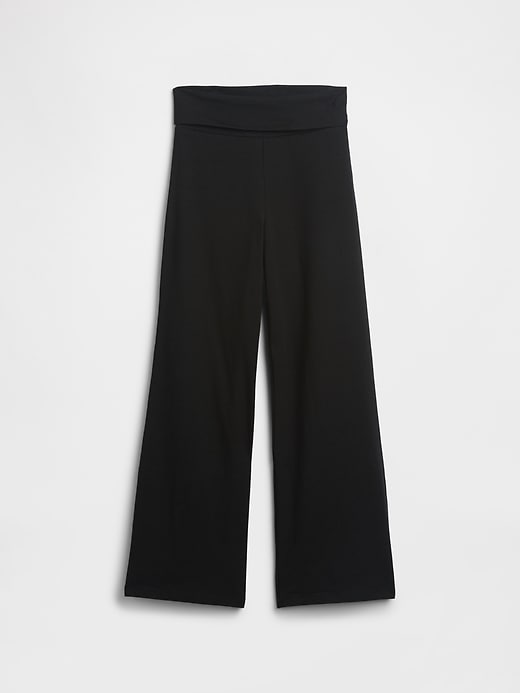 Image number 1 showing, Kids Stretch Jersey Foldover Leggings