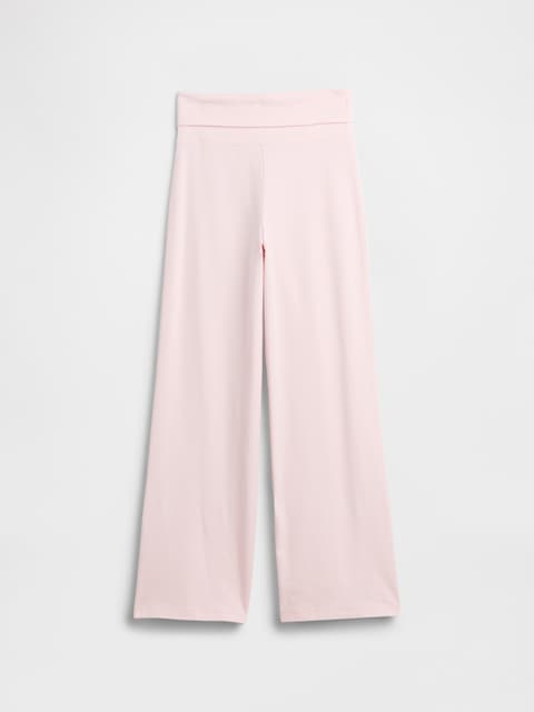 Kids Stretch Jersey Foldover Leggings