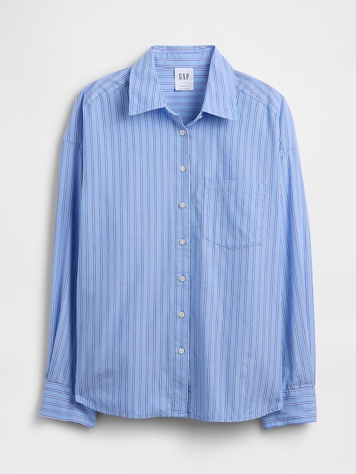 Image number 5 showing, Oversized Shirt in Poplin