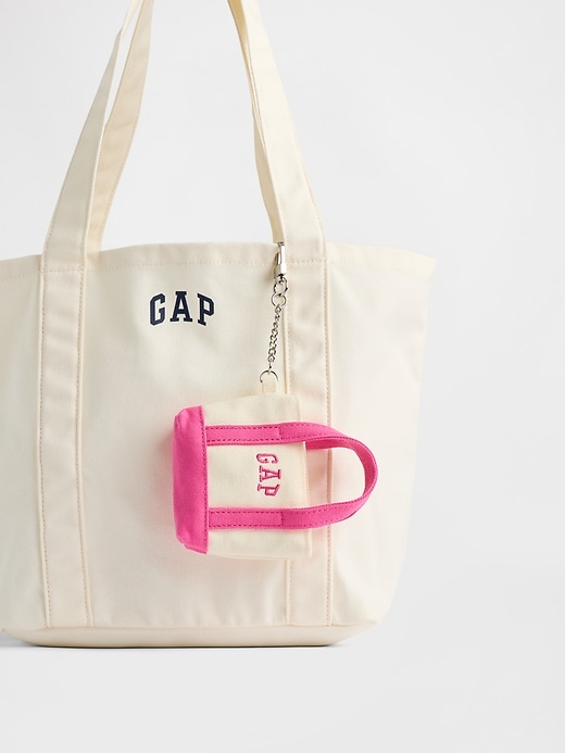 Image number 4 showing, Logo Tote Keychain Charm