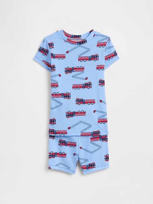 Image number 1 showing, Kids & babyGap 100% Organic Cotton Fire Truck PJ Set