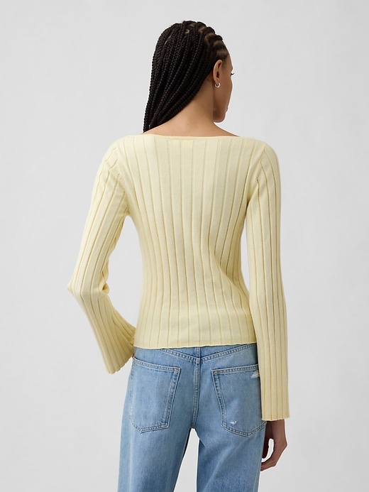 Image number 2 showing, Ribbed Boatneck T-Shirt
