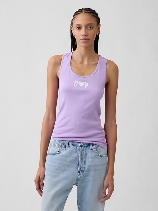 Image number 1 showing, Gap Logo Ribbed Tank Top