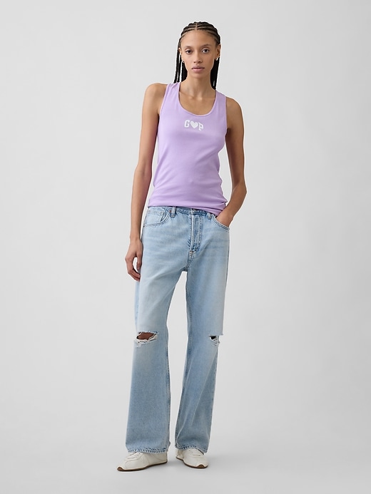 Image number 3 showing, Gap Logo Ribbed Tank Top