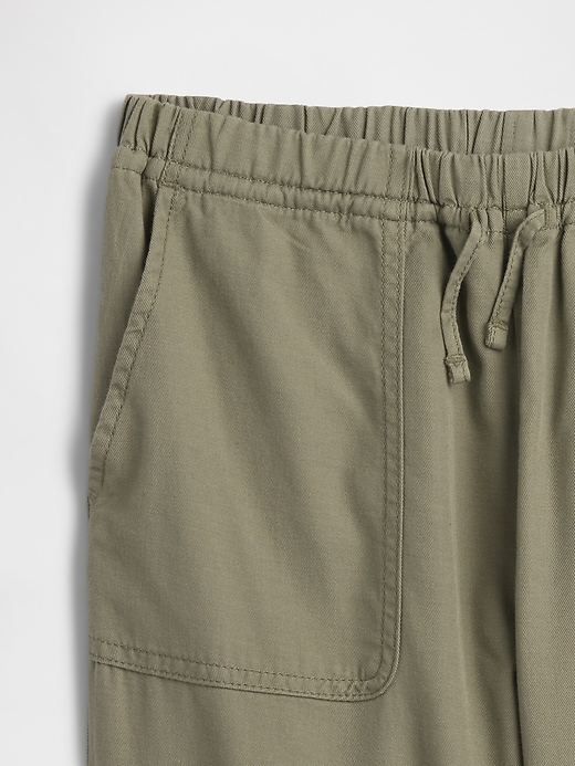 Image number 3 showing, Kids Pull-On Twill Utility Joggers