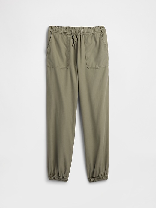 Image number 1 showing, Kids Pull-On Twill Utility Joggers