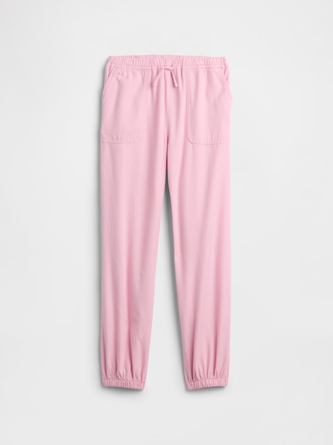 Kids Pull-On Twill Utility Joggers